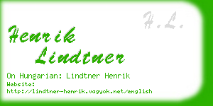 henrik lindtner business card